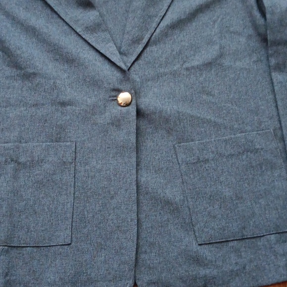 Blair One Button Gray Blazer Women's 20 NWOT - Picture 3 of 3